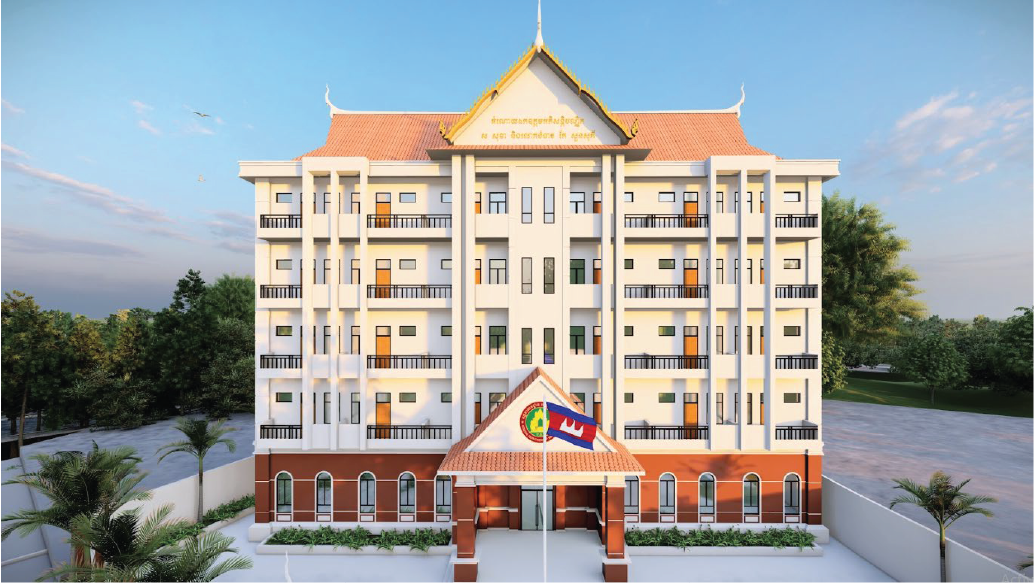 Residential Building at Bavet International Border Police Station by Ministry of Interior