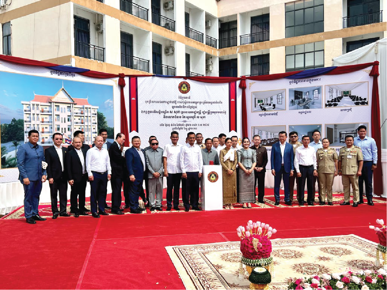 Residential Building at Bavet International Border Police Station by Ministry of Interior